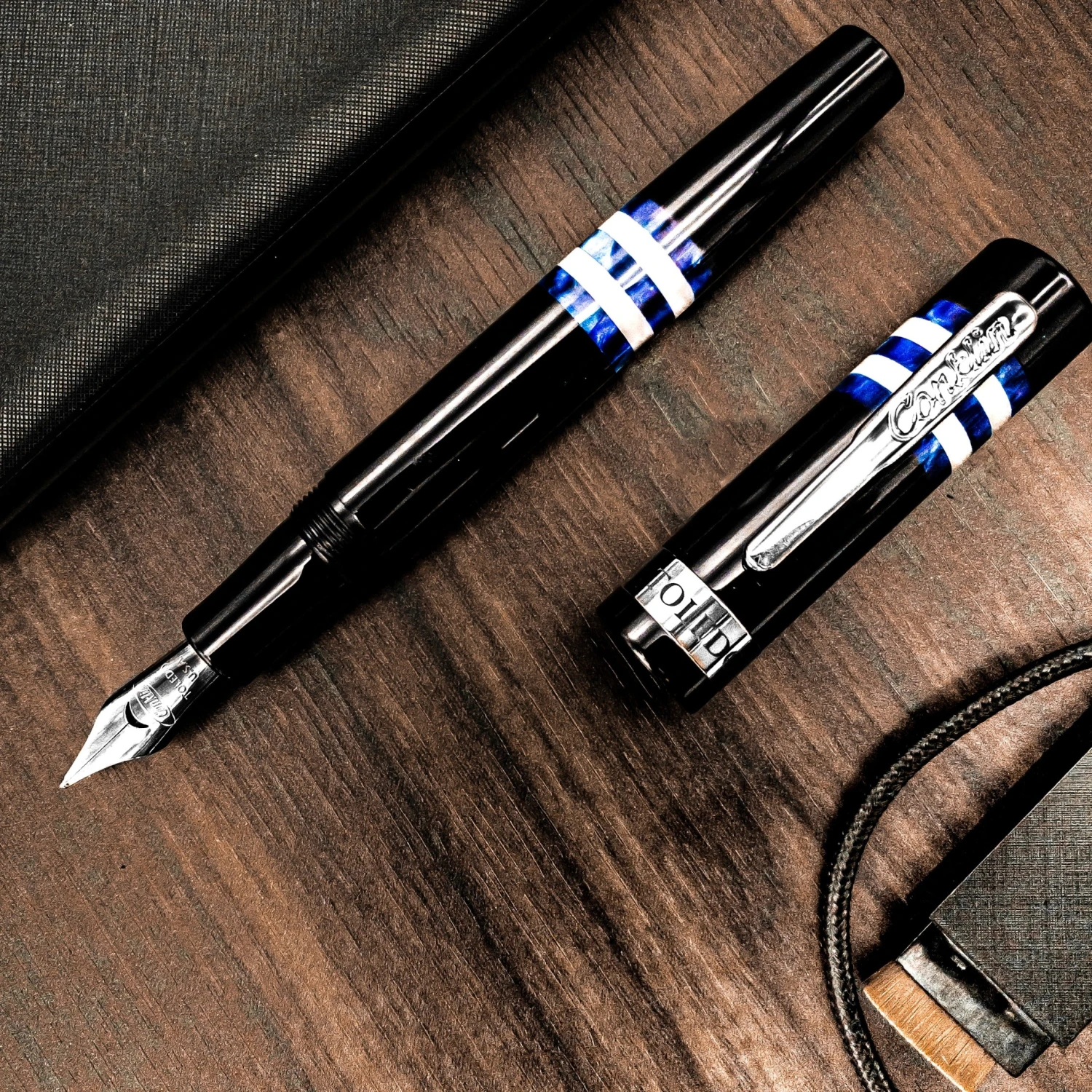 Conklin Toledo Fountain Pen, Blue 3 Conklin Toledo Fountain Pen, Blue