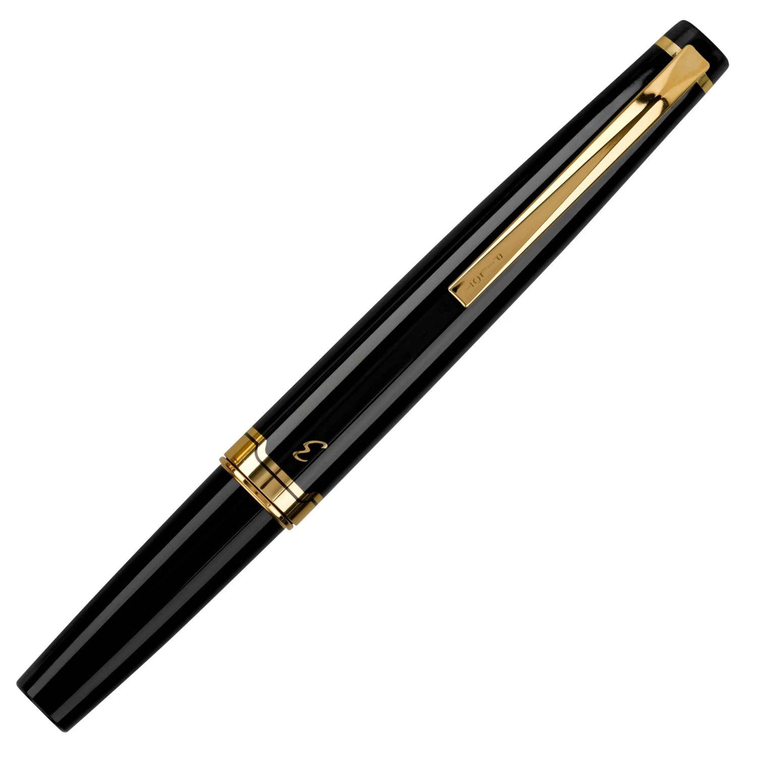 Pilot E95s Fountain Pen, Black Barrel & Gold Accents 4 Pilot E95s Fountain Pen, Black Barrel & Gold Accents - Image 2