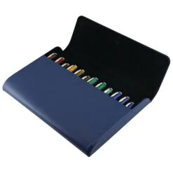 Pineider Genuine Italian Leather Pen Case, 12 Pens -Schmidt Store 123