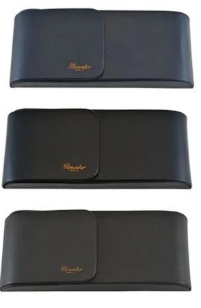 Pineider Genuine Italian Leather Pen Case, 3 Pens 4 Pineider Genuine Italian Leather Pen Case, 3 Pens - Image 2