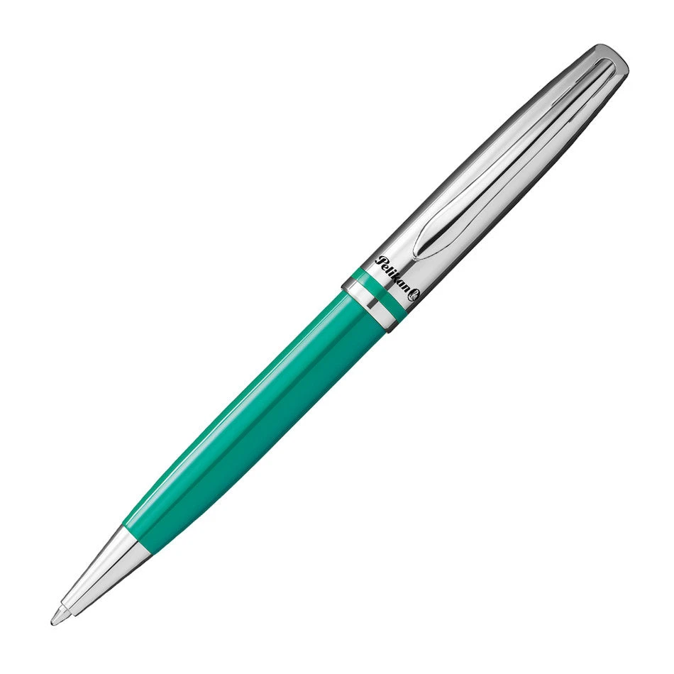 Pelikan Jazz Classic Ballpoint Pen, Aqua & Chrome 3 Pelikan Jazz Classic Ballpoint Pen, Aqua & Chrome