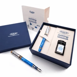 Conklin Israel 75th Anniversary Limited Edition Fountain Pen & Ink Bottle Set -Schmidt Store 36a3814a be43 5944 8a7a 6ce8928c6db7