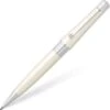 Cross® Cross Beverly Ballpoint Pen, Pearlescent White & Chrome -Schmidt Store 51mfCfadfQS. AC SL1500
