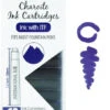 Monteverde International Standard Fountain Pen Ink Cartridges, Charoite -Schmidt Store 51sTjswV5nL. SL1139