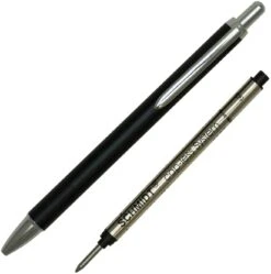 Schmidt Capless Rollerball Pen, Matte Black