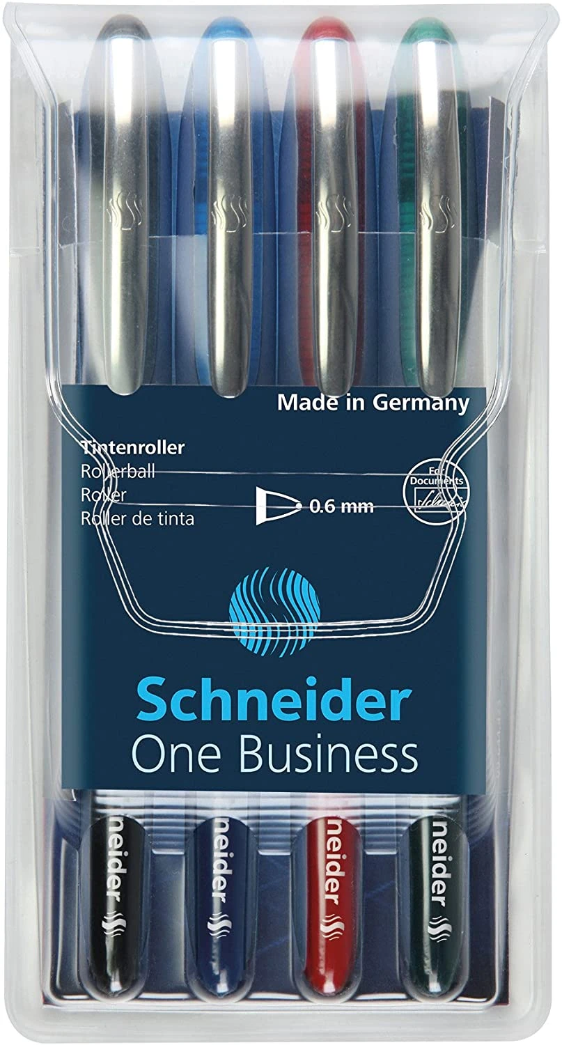 Schneider® Schneider One Business Rollerball Pens, Assorted Ink, .6mm 4 Schneider® Schneider One Business Rollerball Pens, Assorted Ink, .6mm - Image 2