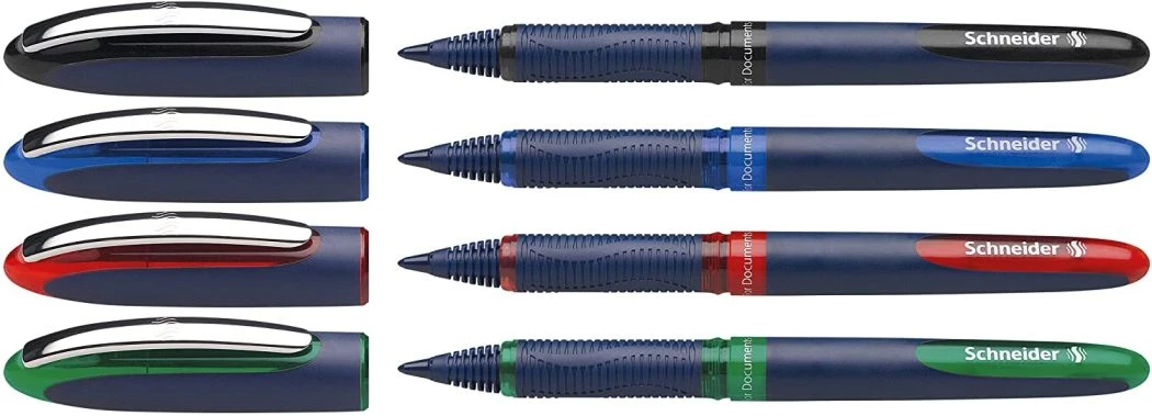 Schneider® Schneider One Business Rollerball Pens, Assorted Ink, .6mm 3 Schneider® Schneider One Business Rollerball Pens, Assorted Ink, .6mm