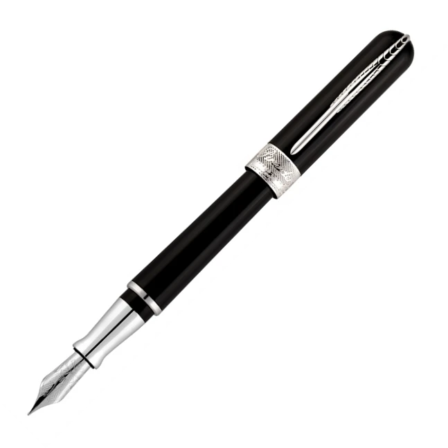 Pineider Avatar Fountain Pen, Graphene Black, Fine Point 3 Pineider Avatar Fountain Pen, Graphene Black, Fine Point
