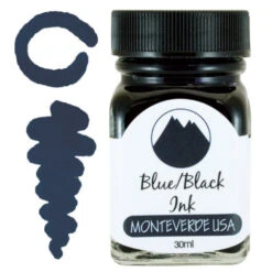 Monteverde 30ml Fountain Pen Ink Bottle, Blue Black