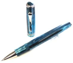 Tibaldi N60 Limited Edition Rollerball Pen, Bora Bora, Palladium Trim -Schmidt Store DSCN0236