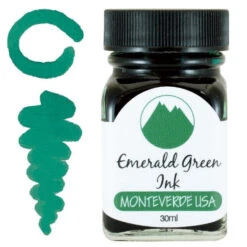 Monteverde 30ml Fountain Pen Ink Bottle, Emerald Green