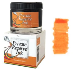 Private Reserve Fountain Pen Ink Bottle, 60ml, Shoreline Gold