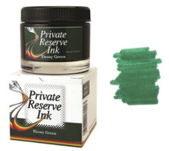 Private Reserve Fountain Pen Ink Bottle, 60ml, Ebony Green