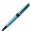 Pineider Avatar Ballpoint Pen, Matte Ice Blue W/ Black Trim -Schmidt Store Ice