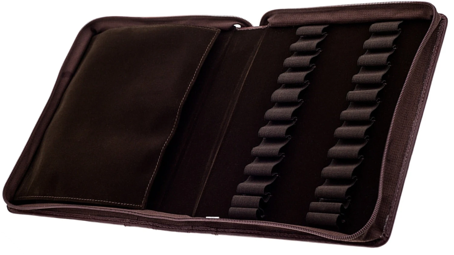 Girologio Zippered Leather Pen Case, 24 Pens 4 Girologio Zippered Leather Pen Case, 24 Pens - Image 2