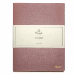Pineider Notes Milano Leather Notebook, Lilac, Lined Ivory Paper