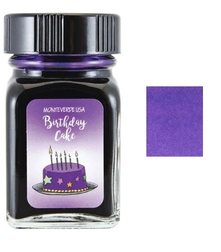 Monteverde 30ml Fountain Pen Ink Bottle, Sweet Life, Birthday Cake 3 Monteverde 30ml Fountain Pen Ink Bottle, Sweet Life, Birthday Cake