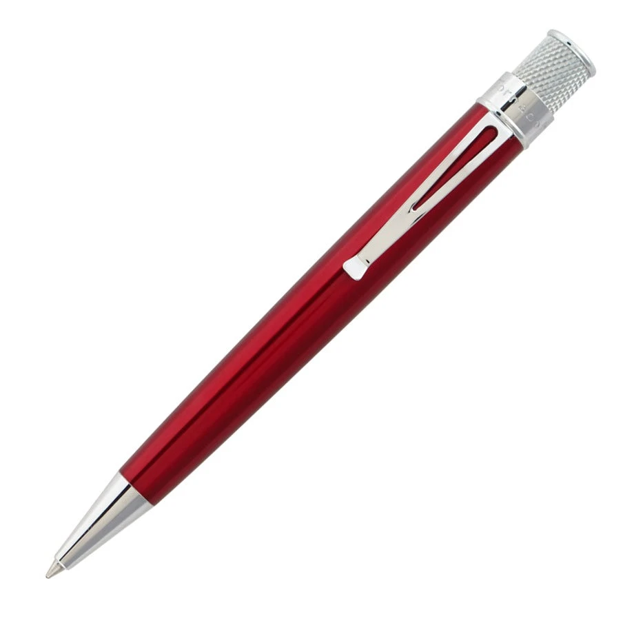 Retro 51 Tornado Classic Rollerball Pen, Red Lacquer 3 Retro 51 Tornado Classic Rollerball Pen, Red Lacquer
