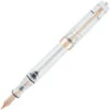 Stipula Suprema Nuda Limited Edition Fountain Pen, Clear Demo, Rose Gold Trim, Medium 14K Nib