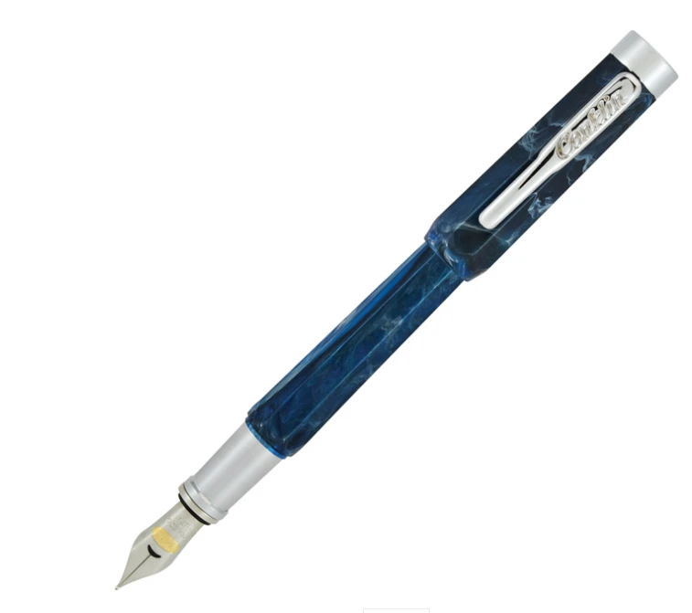 Conklin Nozac Piston Fountain Pen, Ohio Blue 3 Conklin Nozac Piston Fountain Pen, Ohio Blue