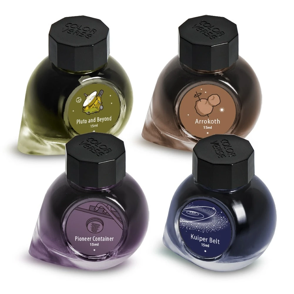 Colorverse Limited Edition New Horizons Fountain Pen Ink Bottle Set 3 Colorverse Limited Edition New Horizons Fountain Pen Ink Bottle Set