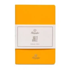 Pineider Notes Jazz Notebook, 80 Pages, 80 Gr Blank White Paper, Yellow