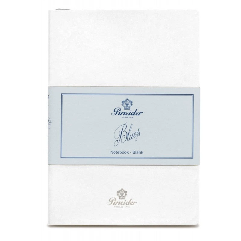 Pineider Blues Notebook, A5, 192 Blank Pages, 55gr Paper, White 3 Pineider Blues Notebook, A5, 192 Blank Pages, 55gr Paper, White