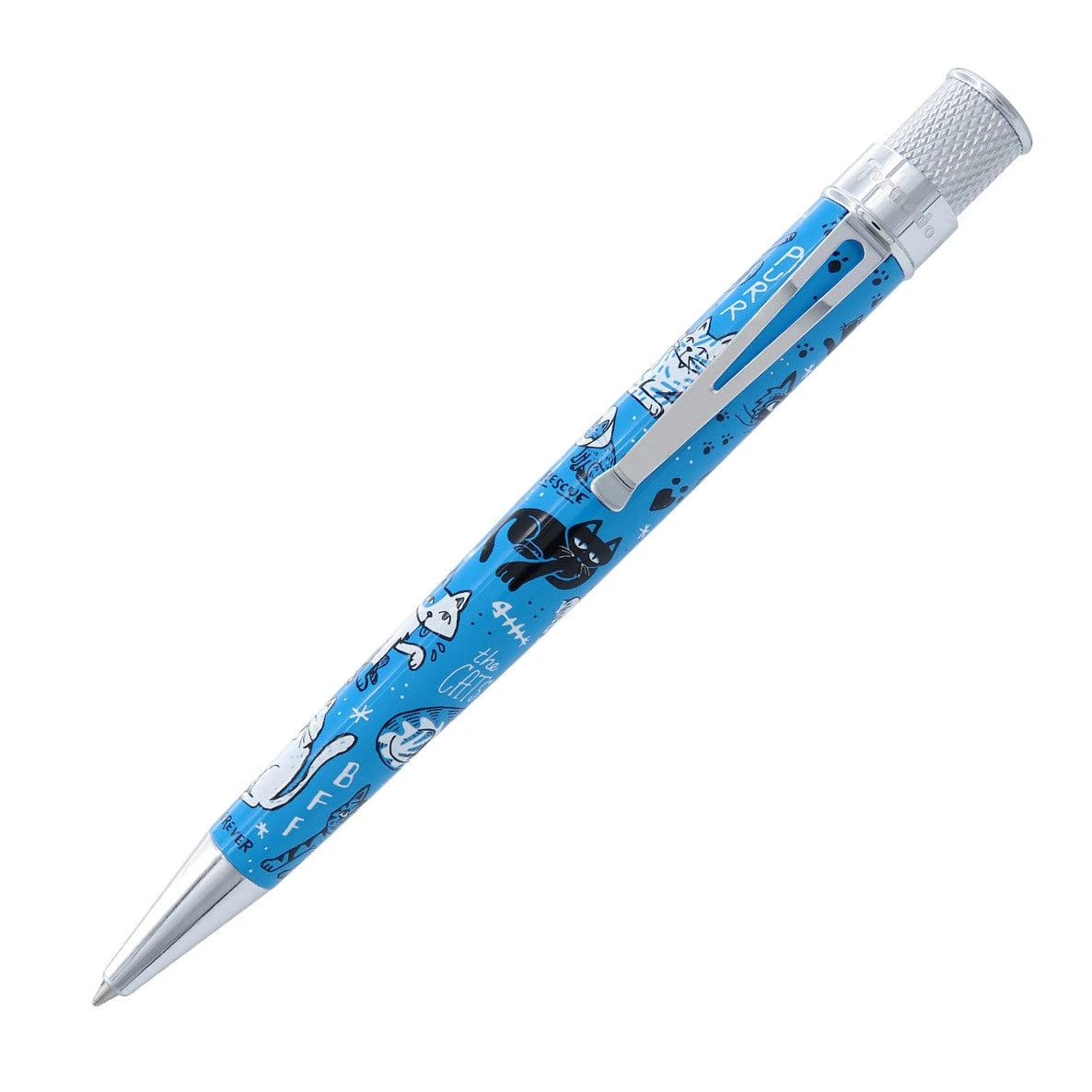 Retro 51 Tornado Rescue Ballpoint Pen, Cats 3 Retro 51 Tornado Rescue Ballpoint Pen, Cats