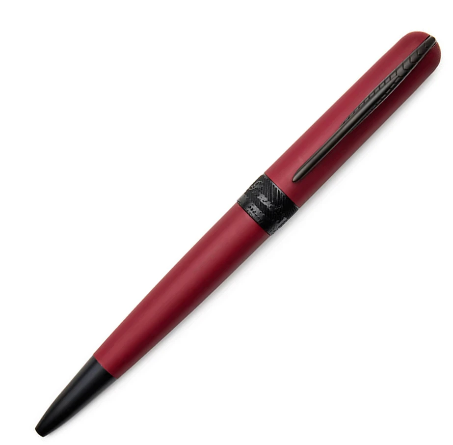 Pineider Avatar Ballpoint Pen, Matte Cherry W/ Black Trim 3 Pineider Avatar Ballpoint Pen, Matte Cherry W/ Black Trim