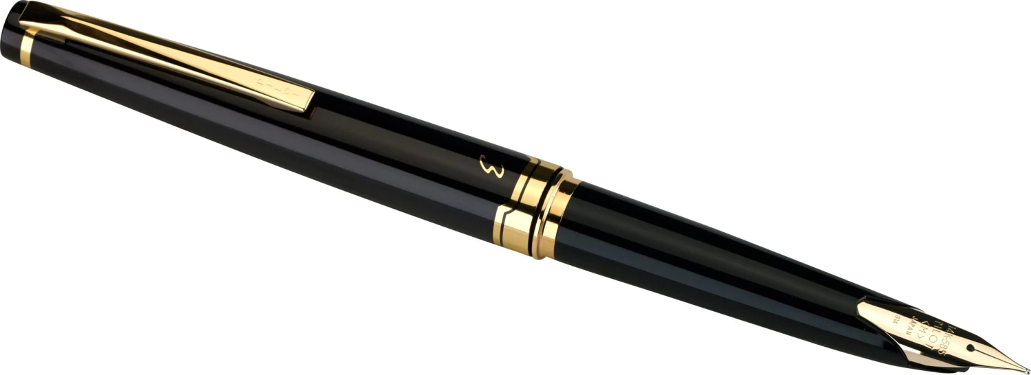 Pilot E95s Fountain Pen, Black Barrel & Gold Accents 5 Pilot E95s Fountain Pen, Black Barrel & Gold Accents - Image 3