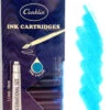 Conklin Fountain Pen Ink Cartridges, 12 Pack, Turquoise