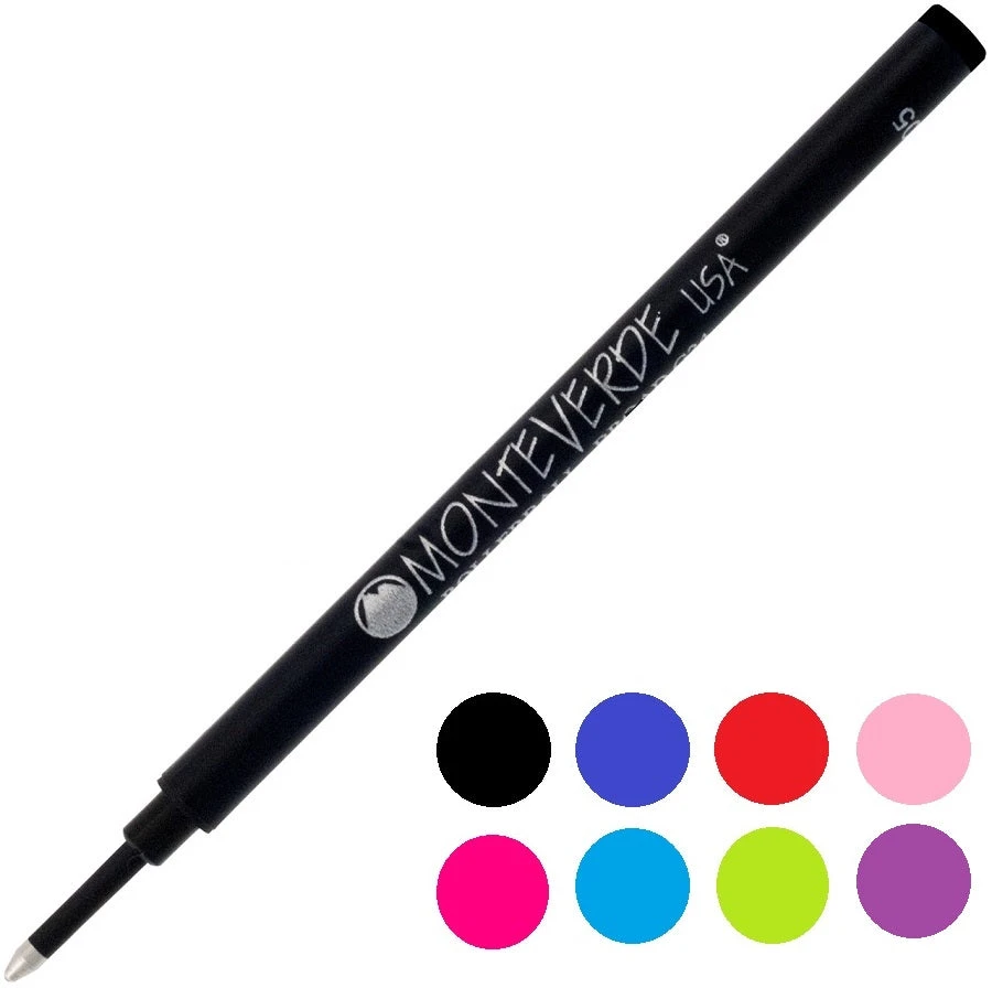 Monteverde G23 Rollerball Pen Refill, Medium Point 3 Monteverde G23 Rollerball Pen Refill, Medium Point