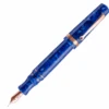 Maiora Aventus Sinis Fountain Pen, Blue & Rosegold -Schmidt Store maiorasinis