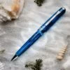 Tibaldi N60 Limited Edition Ballpoint Pen, Bora Bora, Palladium Trim -Schmidt Store silver 22d77b4b ac41 4222 a699 653974403144