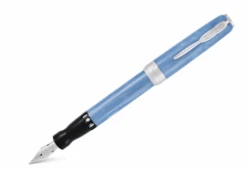 Pineider Full Metal Jacket Fountain Pen, Sugar Paper, 14K Gold Broad Nib