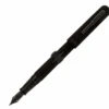 Conklin Mark Twain Limited Edition Crescent Filler Fountain Pen, Superblack/Gunmetal