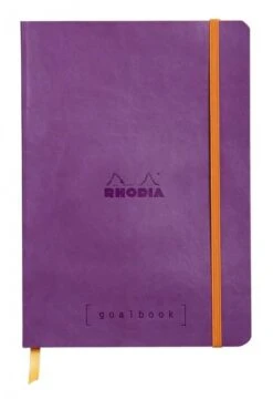 Rhodia Goalbook Journal, Dot Grid Paper, A5 Size, Purple