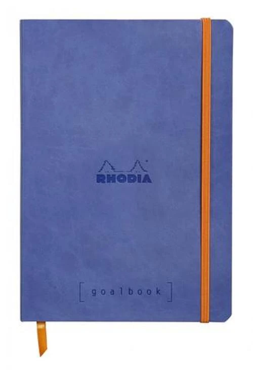 Rhodia Goalbook Journal, Dot Grid Paper, A5 Size, Sapphire 3 Rhodia Goalbook Journal, Dot Grid Paper, A5 Size, Sapphire