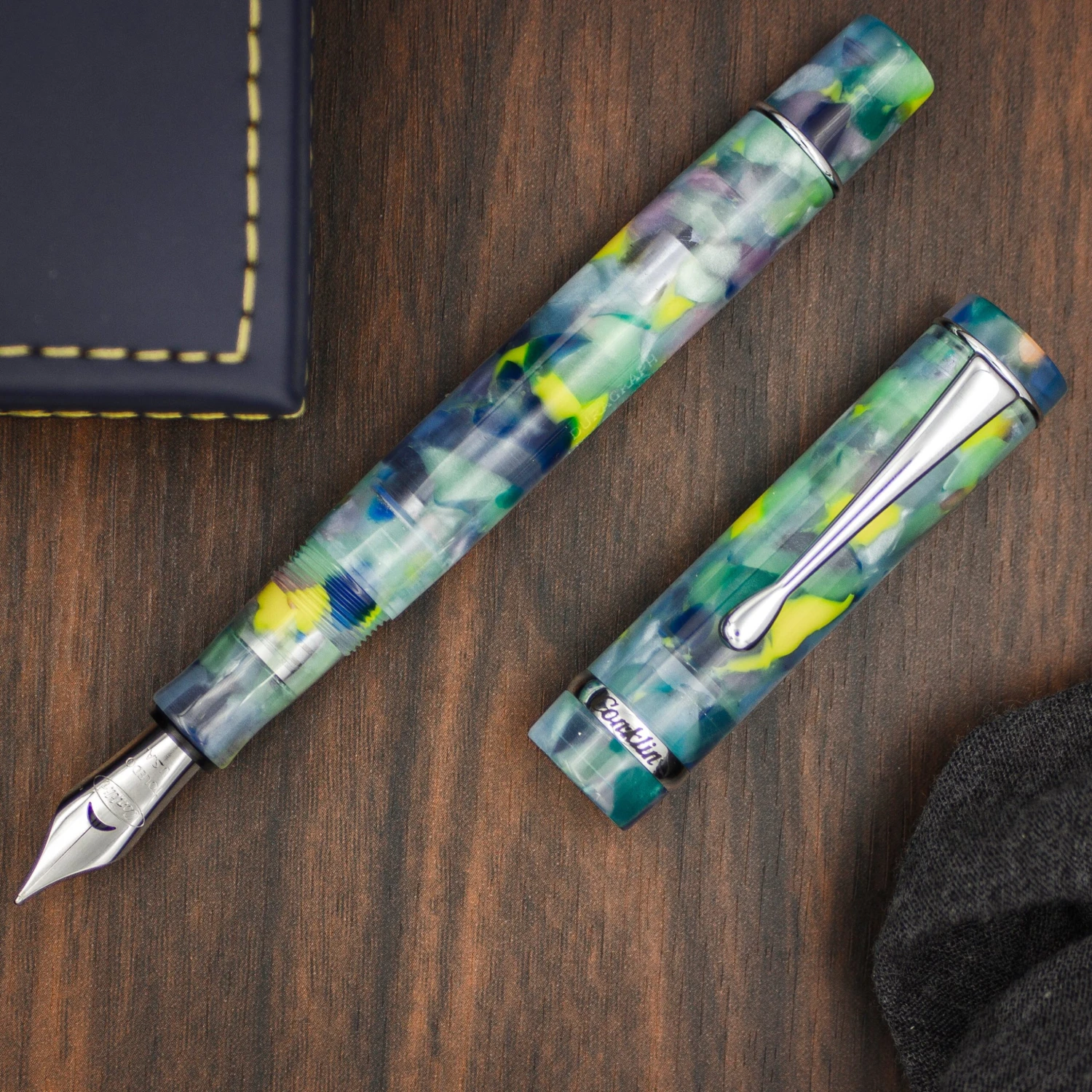 Conklin Duragraph Limited Edition 1898 Fountain Pen, Lemon Zest 3 Conklin Duragraph Limited Edition 1898 Fountain Pen, Lemon Zest
