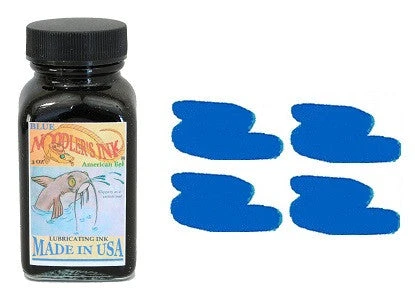 Noodlers Fountain Pen Ink Bottle - Eel Blue 3 Noodlers Fountain Pen Ink Bottle - Eel Blue